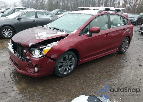 2012 Subaru Impreza 2.0I Sport Limited z USA, uszkodzony, nr VIN JF1GPAU65CH220504